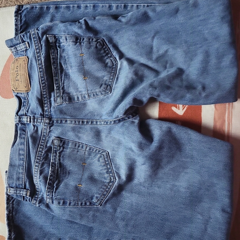 Polo by Ralph Lauren Blue Slim Jeans Versatile Medium Wash - Picture 3 of 6